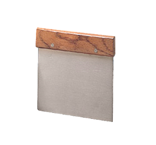 American Metalcraft  DS6706  DOUGH CUTTER/SCRAPER, WOOD-HANDLED, 4-1/2'' H country of origin-TAIWAN