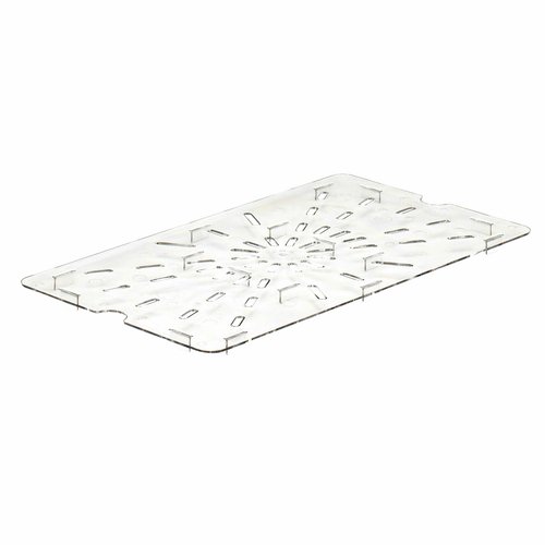 Cambro  10CWD135  Camwear Drain Shelf, full size, for 12CW, 14CW, 16CW & 18CW, polycarbonate, clear