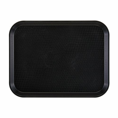 Cambro  1216FF110  Fast Food Tray, 11-7/8'' x 16-1/8', textured surface, polypropylene, black