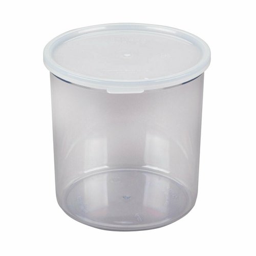 Cambro  CCP27152  Crock, 2.7 qt., round, with polyethylene lid, polycarbonate, clear
