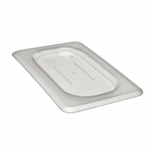 Cambro  90CWC135  Camwear Food Pan Cover, 1/9 size, flat, polycarbonate, clear