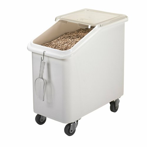 Cambro  IBS27148  Ingredient Bin, mobile, 27 gallon capacity, white with clear cover