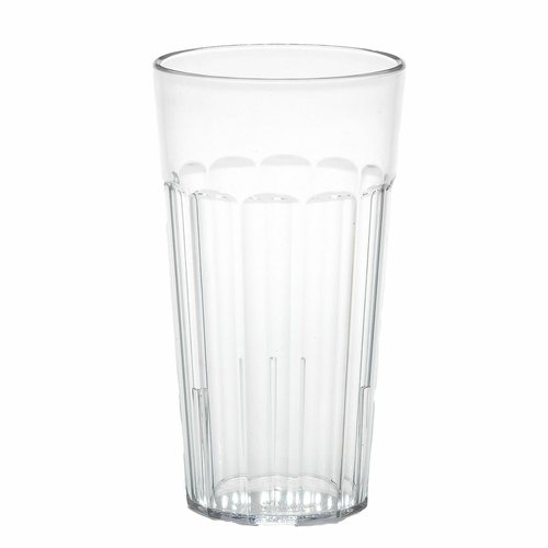 Cambro  NT16152  Newport Tumbler, fluted, 16.4 oz., SAN, clear