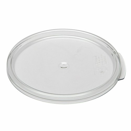Cambro  RFSCWC2135  Camwear Cover, for 2 & 4 qt. round storage container, clear, polycarbonate