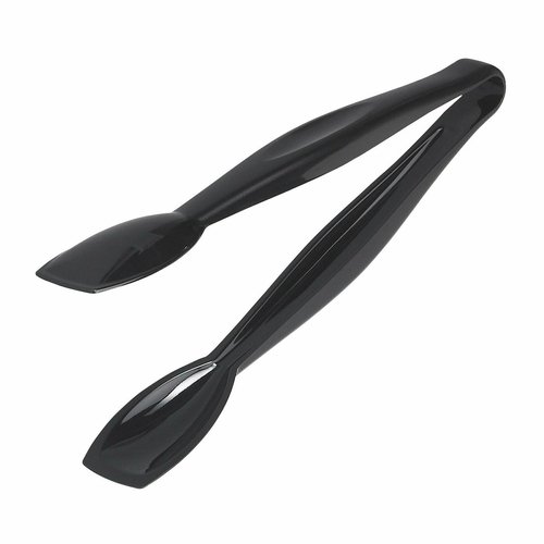 Cambro  TGG9110  Lugano Tongs, 9-1/2'', easy-grasp, black