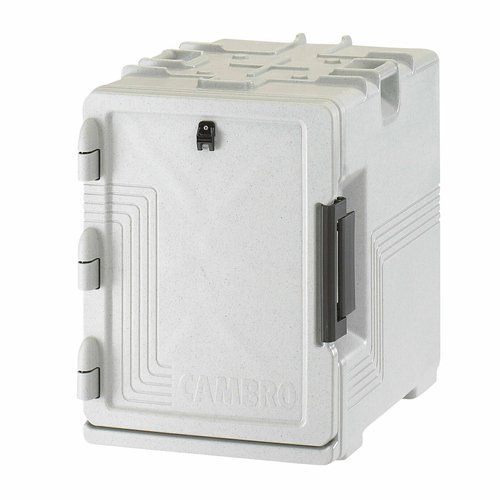 Cambro  UPCS400480  S-Series Ultra Pan Carrier, front loading, polyurethane insulation, holds food pans, speckled gray