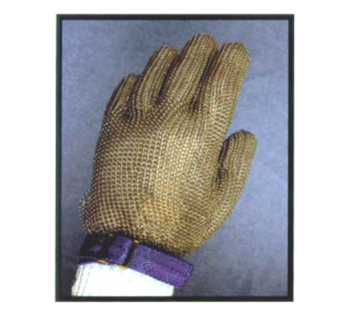 Victorinox Swiss Army  7.9039.L  Saf-T-Gard Glove, large, cut resistant, stainless steel, blue wrist band