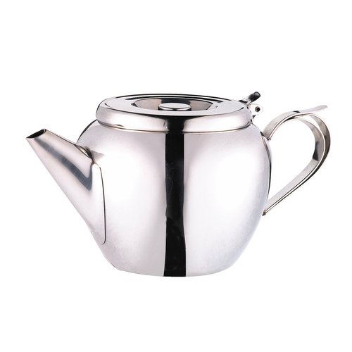 Browne USA Foodservice 515153 Teapot, 32 oz., stackable, stainless steel