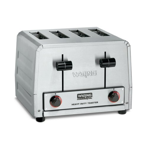Waring WCT800 Toaster, heavy-duty, (4) 1-1/8'' slots, 120v, NEMA 5-20P