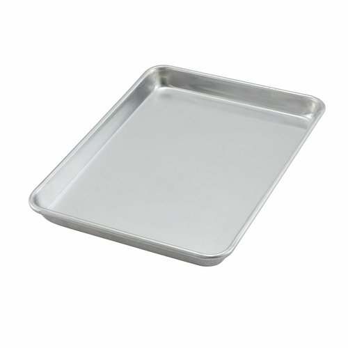 Winco ALXP-1013 Aluminum Sheet Pan, 1/4 Size, 9-1/2''x13'', 20 Gauge