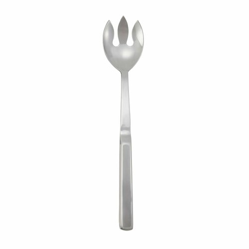 Winco  BW-NS3  11-3/4'' Notched Spoon, Hollow Hdl, S/S