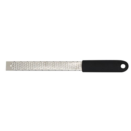 Winco GT-104 Grater w/Soft Grip Hdl, Zester, S/S