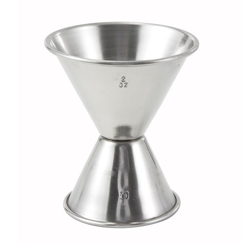 Winco J-5 Jigger, 1oz x 2oz, S/S