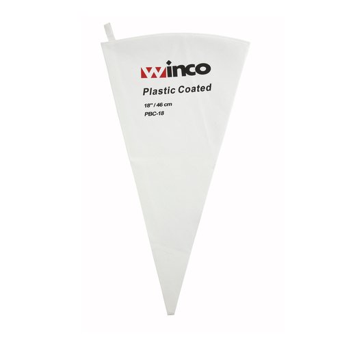 Winco  PBC-18  18'' Pastry Bag, Cotton w/Plastic Coating