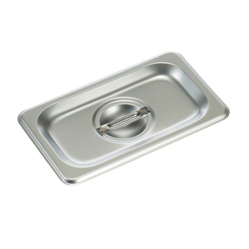 Winco SPSCN S/S Steam Pan Cover, 1/9 Size, Solid