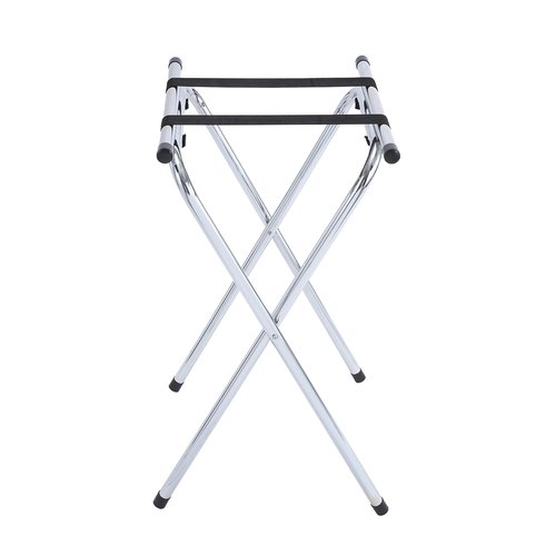 Winco TSY-1A Folding Tray Stand, 31''H, Chrome