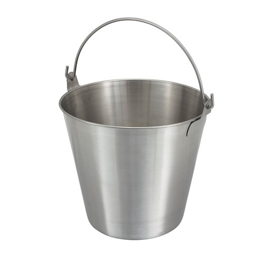 Winco UP-13 Utility Pail, 13qt, S/S