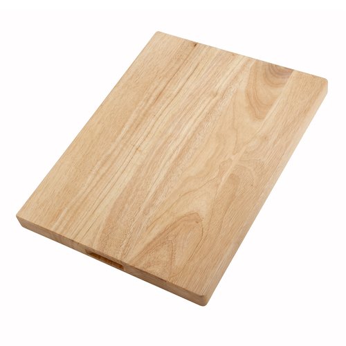 Winco WCB-1218 Wood Cutting Board, 12'' x 18''