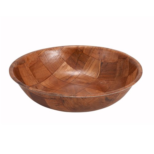 Winco WWB-8 8'' Salad Bowl, Wooden