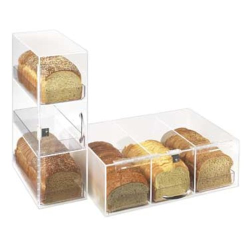 Cal-Mil 1204-12 3 TIER BREAD BOX W/ CLR TRAYS+