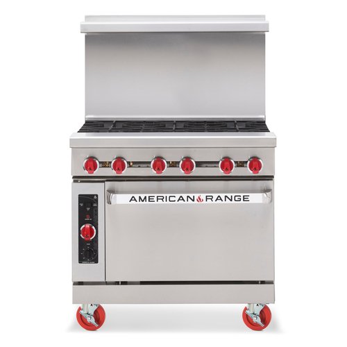 American Range  AR-6  Range, natural gas, 36'' wide, standard oven