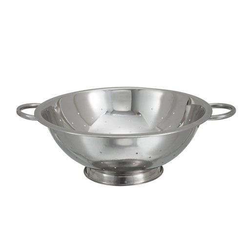 Winco  COD-8  8qt Colander, 14'' Dia Bowl, S/S