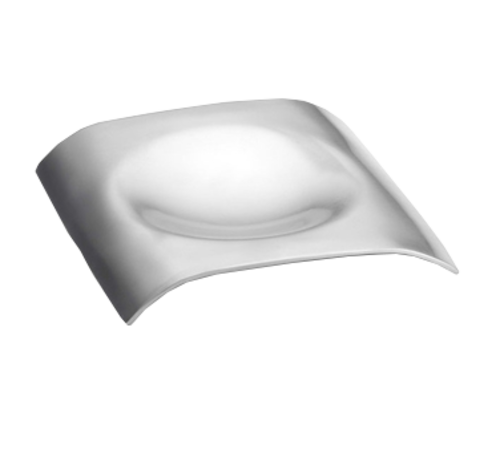 TableCraft Products  HB3  Single Spoon Rest, Stainless Steel, 5 x 5 x .75''