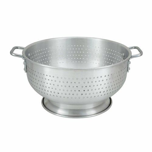 Winco  ALO-8BH  Colander w/Base & Handle, 8qt, Alu