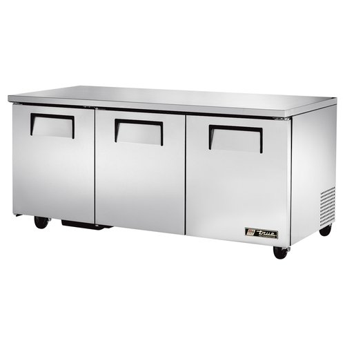 True Mfg. - General Foodservice  TUC-72-HC  Undercounter Refrigerator, 72.38''W, 3 Door, 115v