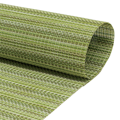 Front Of The House XRU008GRV80 72'' x 14'' Metroweave Mesh Runner - Greens