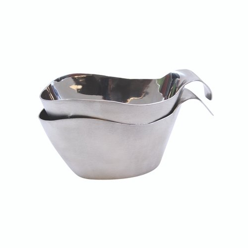 TableCraft Products  9803  3oz Stackable Gravy Boat, Stainless Steel