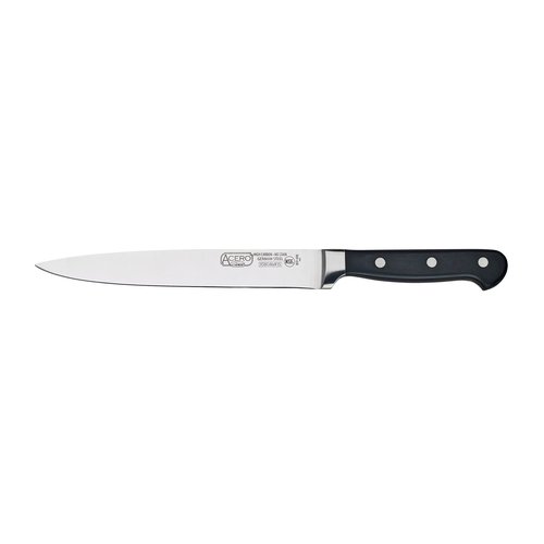 Winco KFP-81 Acero, 8'' Slicer, Triple Riveted, Full Tang Forged Blade