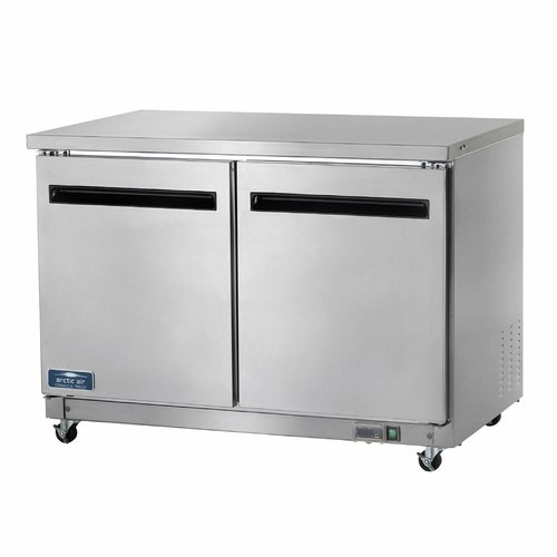 Arctic Air AUC48R Refrigerated Work Top Counter, reach-in, two-section, 48''W