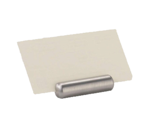 TableCraft Products  795  Bullet Card Holder, Stainless Steel, 2 x 0.5''