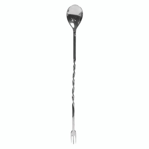 TableCraft Products  H503K  12'' Bar Mixing Spoon w/ Fork, S/S