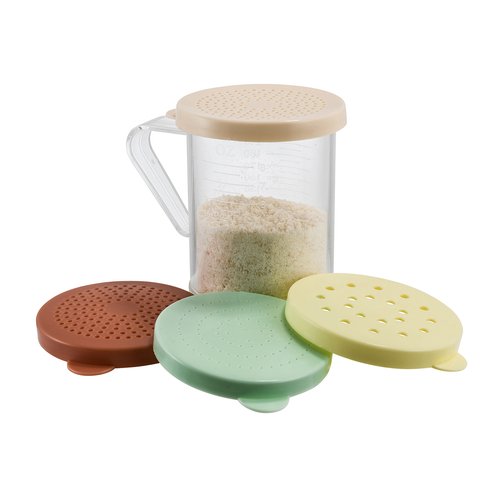 Winco PDG-10AC 10oz Dredge w/4 Snap-on Lids, PC