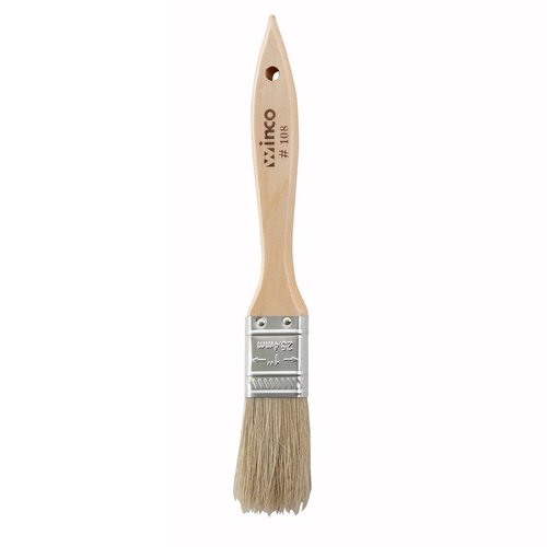Winco  WBR-10  Pastry Brush, Boar Bristle, 1'' Wide