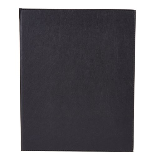 Winco  LMD-811BK  Two-Views Menu Cover For 8-1/2 X 11'' Inserts, Black