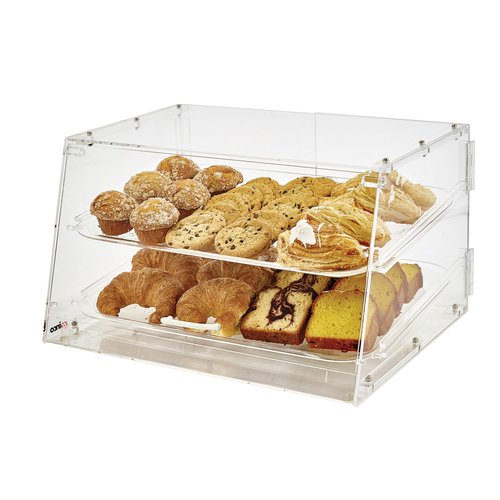 Winco ADC-2 Acrylic Display Case, 2 Tray