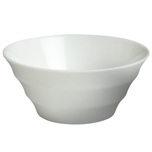 Cameo China Tableware 711-174 Fusion Ribbed Bowl, 30 oz., 7'' x 3''H, ceramic, white