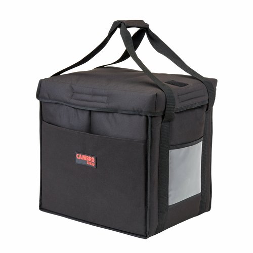 Cambro  GBD121515110  GoBag Delivery Bag, medium, 12'' x 15'' x 15'', high density insulation, black
