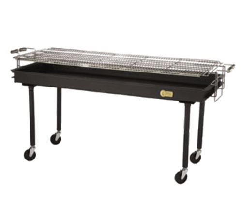 Crown Verity CV-BM-60 Outdoor Charbroiler, Charcoal, 72''L, 60'' x 24'' grill area