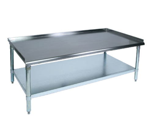 John Boos  EES8-3036-X  Equipment Stand, 36''W x 30''D x 24''H, 18/430 stainless top, galvanized undershelf