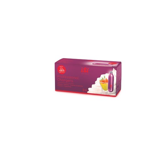 ISI North America 072499 iSiProfessional N2O Cream Charger for 140301, 160301, 163001, 170301, 173001, 180101 & 1805001, purple (24 each per pack)