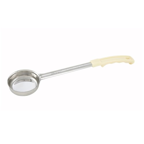 Winco  FPS-3  3oz, Ladle, One-piece, Ivory, S/S