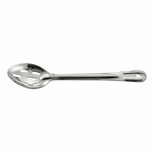 Winco  BSST-13H  13'' Slotted Basting Spoon, 1.5mm, S/S