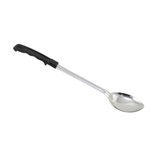 Winco BHOP-15 15'' Solid Basting Spoon, Stop Hook Bakelite Hdl, S/S