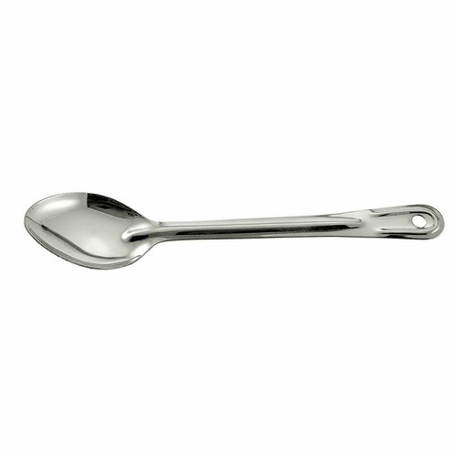Winco BSOT-13H 13'' Solid Basting Spoon, 1.5mm, S/S