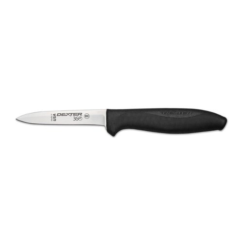 Dexter Russell  36000  31/2'' paring knife, black handle