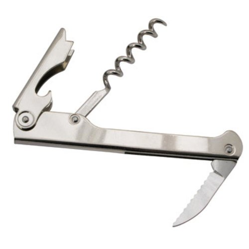 Winco CO-711 Waiter Cork Screw, Economy, S/S